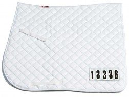 ZILCO COMPETITION DRESSAGE SADDLECLOTH WITH NUMBERS