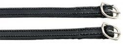 ZILCO SPUR STRAPS STITCHED - 10MM BLACK