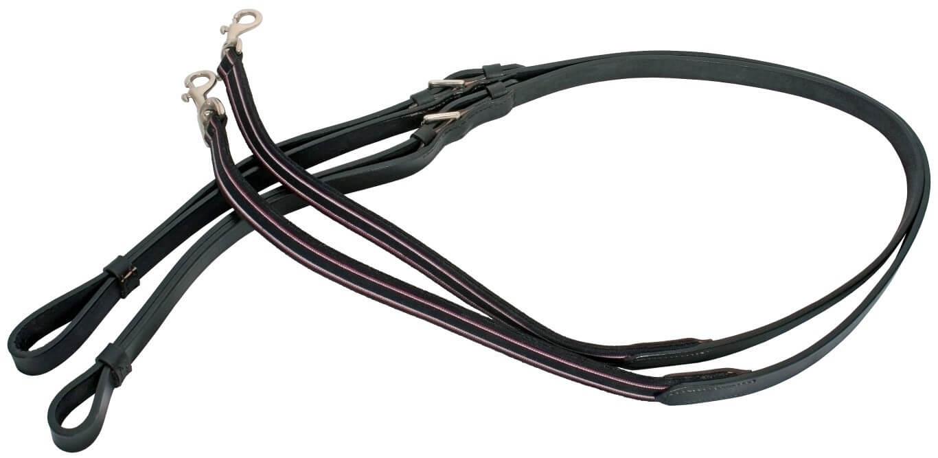 BLUE TAG LEATHER SIDE REINS