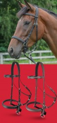 ZILCO SIDEPULL BITLESS 3 IN 1 BRIDLE