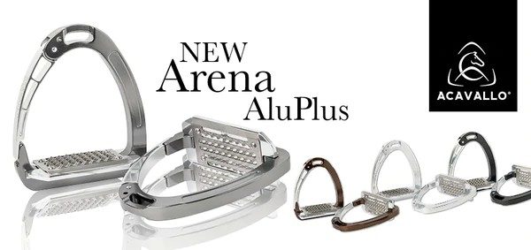 ACAVALLO ARENA ALUPLUS ALUMINIUM SAFETY STIRRUPS