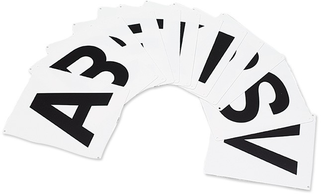 WALL MOUNTED DRESSAGE ARENA LETTERS