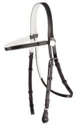 ZILCO RACE BRIDLE - WHITE TRIM