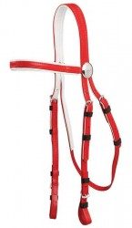 ZILCO RACE BRIDLE - WHITE TRIM